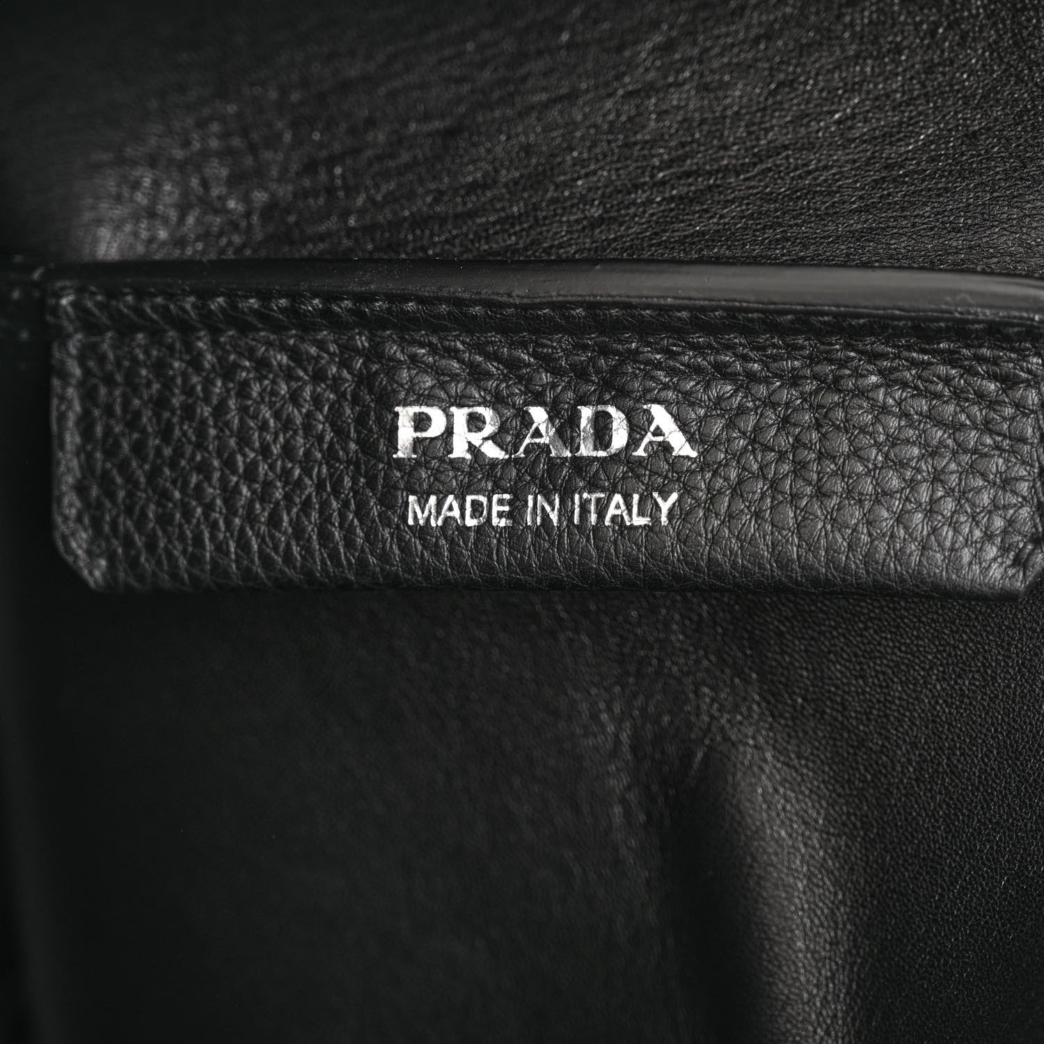 Prada Vitello Daino Soft Medium Dynamique Tote Black 6 of 10