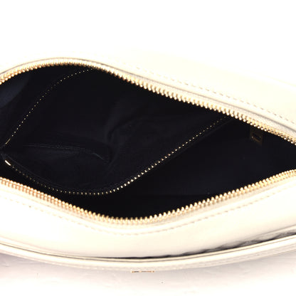 Saint Laurent Lambskin Quilted Victoire Camera Bag Blanc Vintage 4 of 4