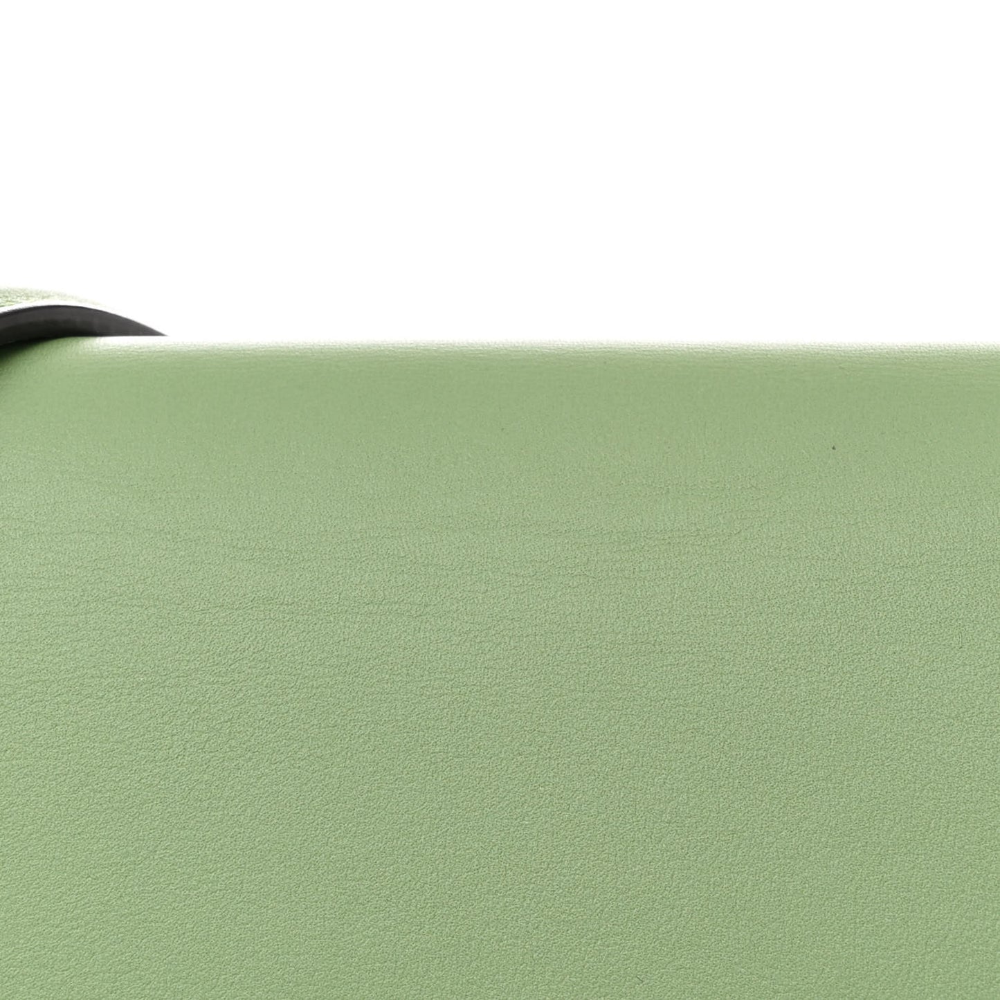 Calfskin Gancini Large Trifolio Top Handle Bag Sage Green