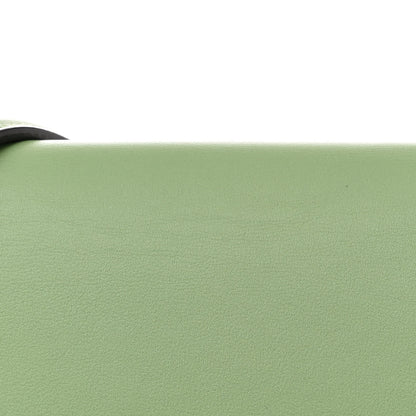Salvatore Ferragamo Calfskin Gancini Large Trifolio Top Handle Bag Sage Green 9 of 11