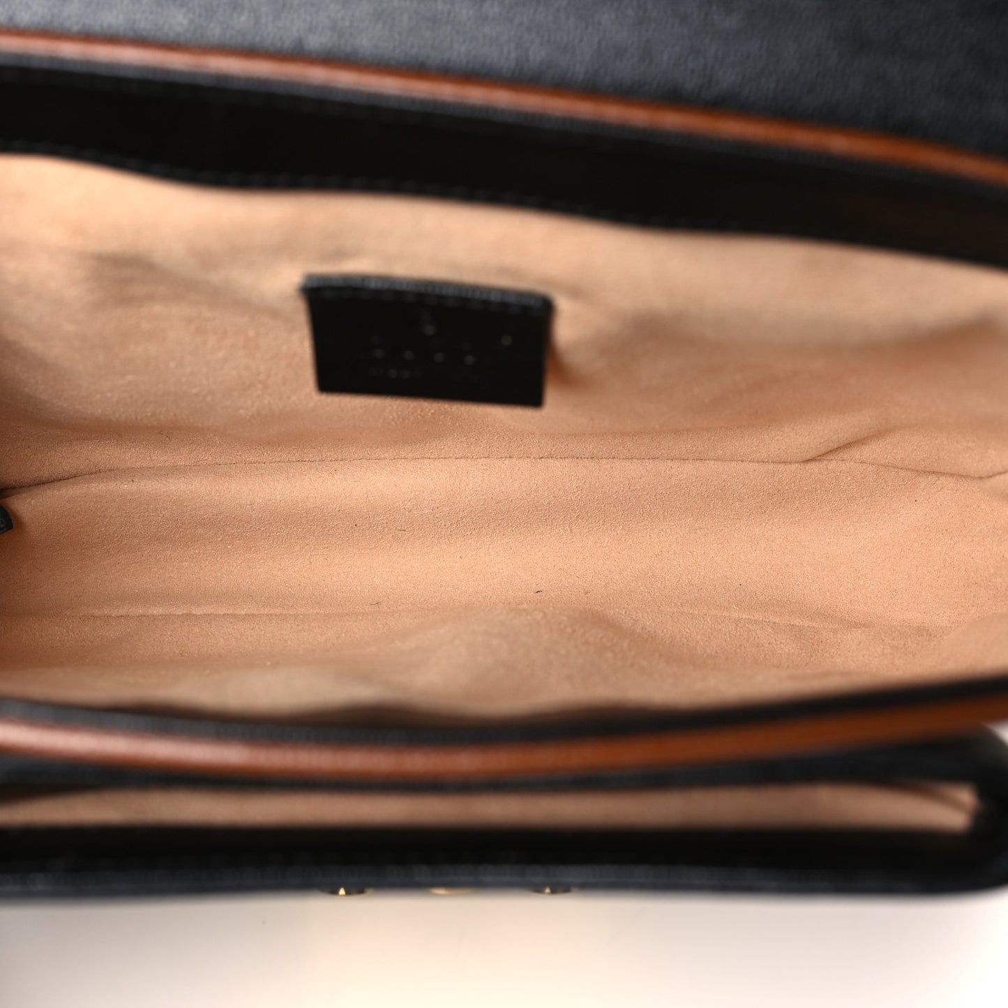 GG Supreme Monogram New Sakai Lux Calfskin Mini Padlock Flap Pocket Shoulder Bag Beige Ebony Black Cuir