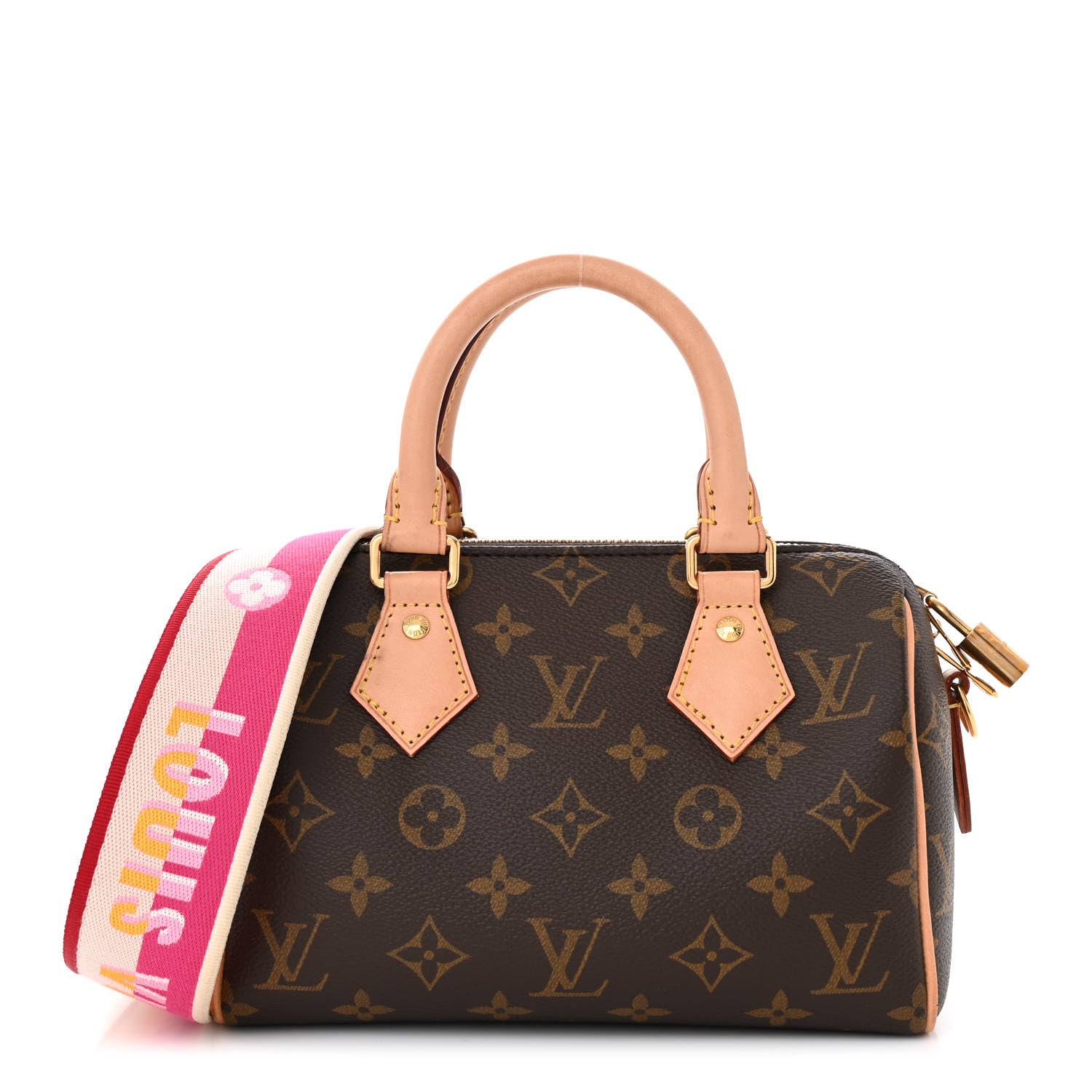 Louis Vuitton Monogram Speedy Bandouliere 20 Fuchsia 1 of 9