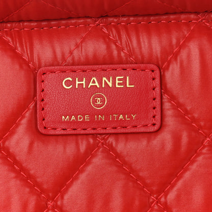 Chanel Caviar Quilted Large Vanity Pouch Red 6 of 7
