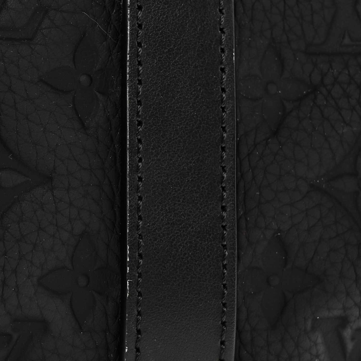 Louis Vuitton Monogram Taurillon Keepall Bandouliere 25 Black 10 of 10