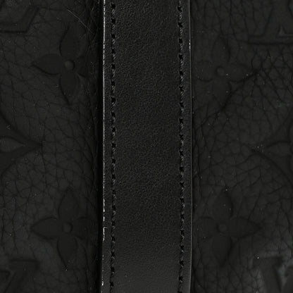Louis Vuitton Monogram Taurillon Keepall Bandouliere 25 Black 10 of 10