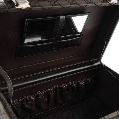 Gucci Monogram Train Cosmetic Trunk Dark Brown 7 of 9