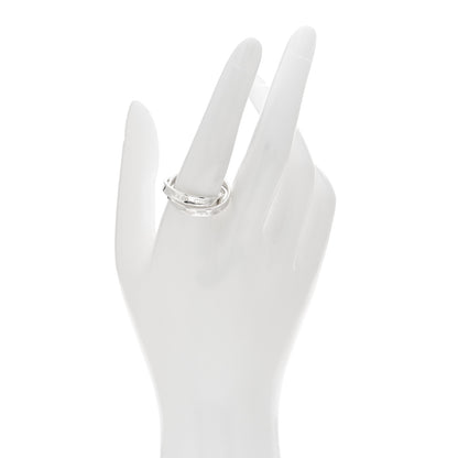 Tiffany Sterling Silver 1837 Interlocking Circles Ring 58 8.25 2 of 4
