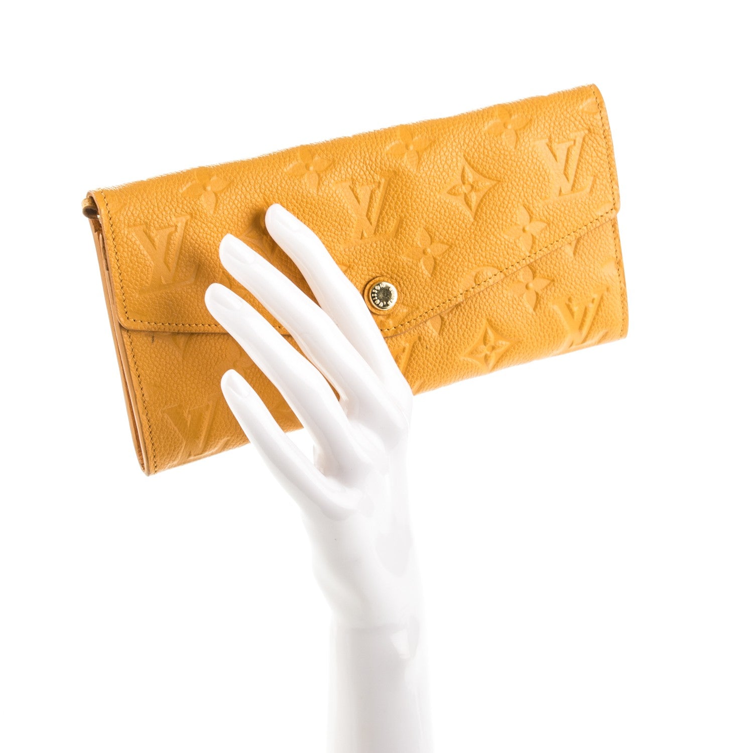 Louis Vuitton Empreinte Curieuse Wallet Safran 2 of 8