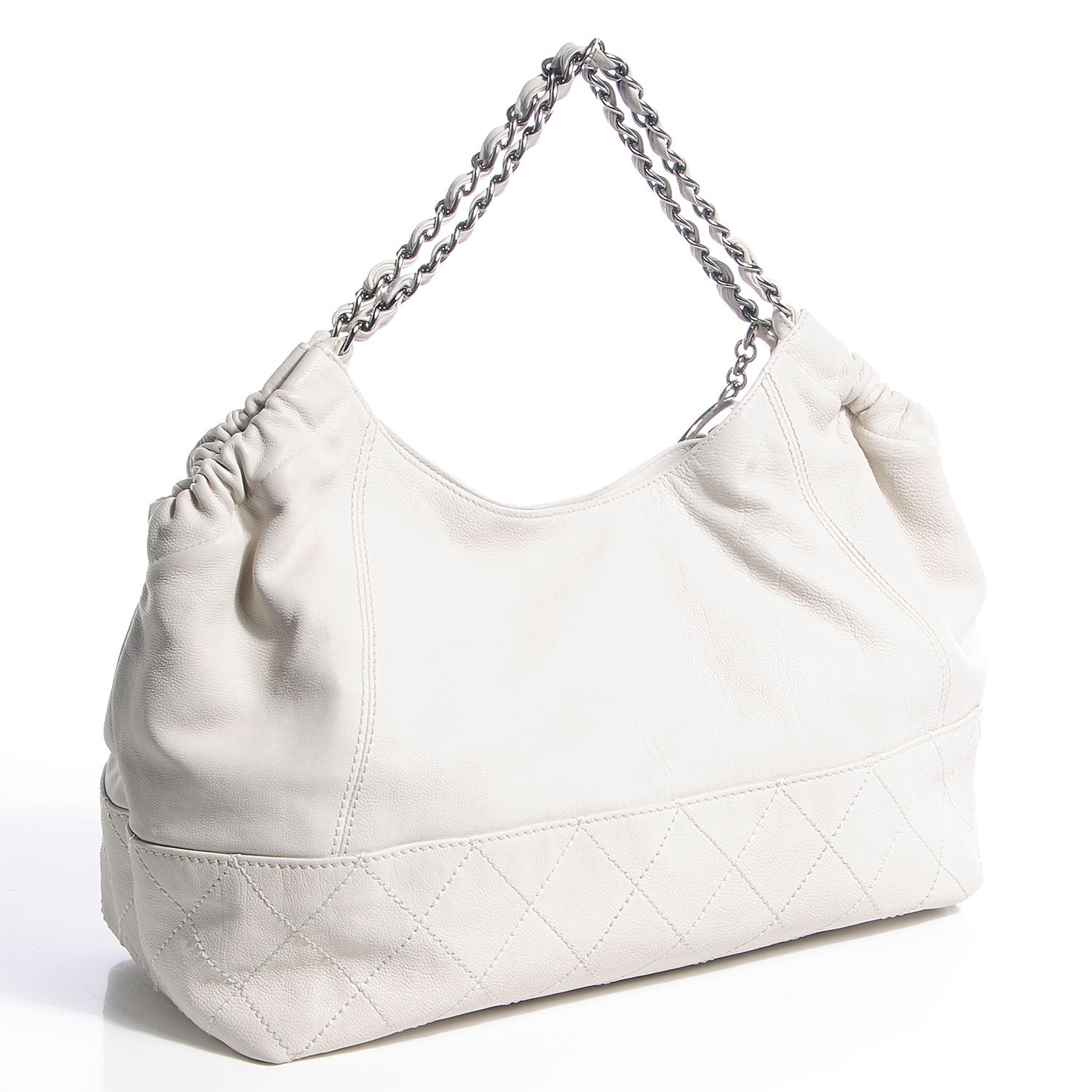 Chanel Calfskin Baby Coco Cabas White 3 of 7