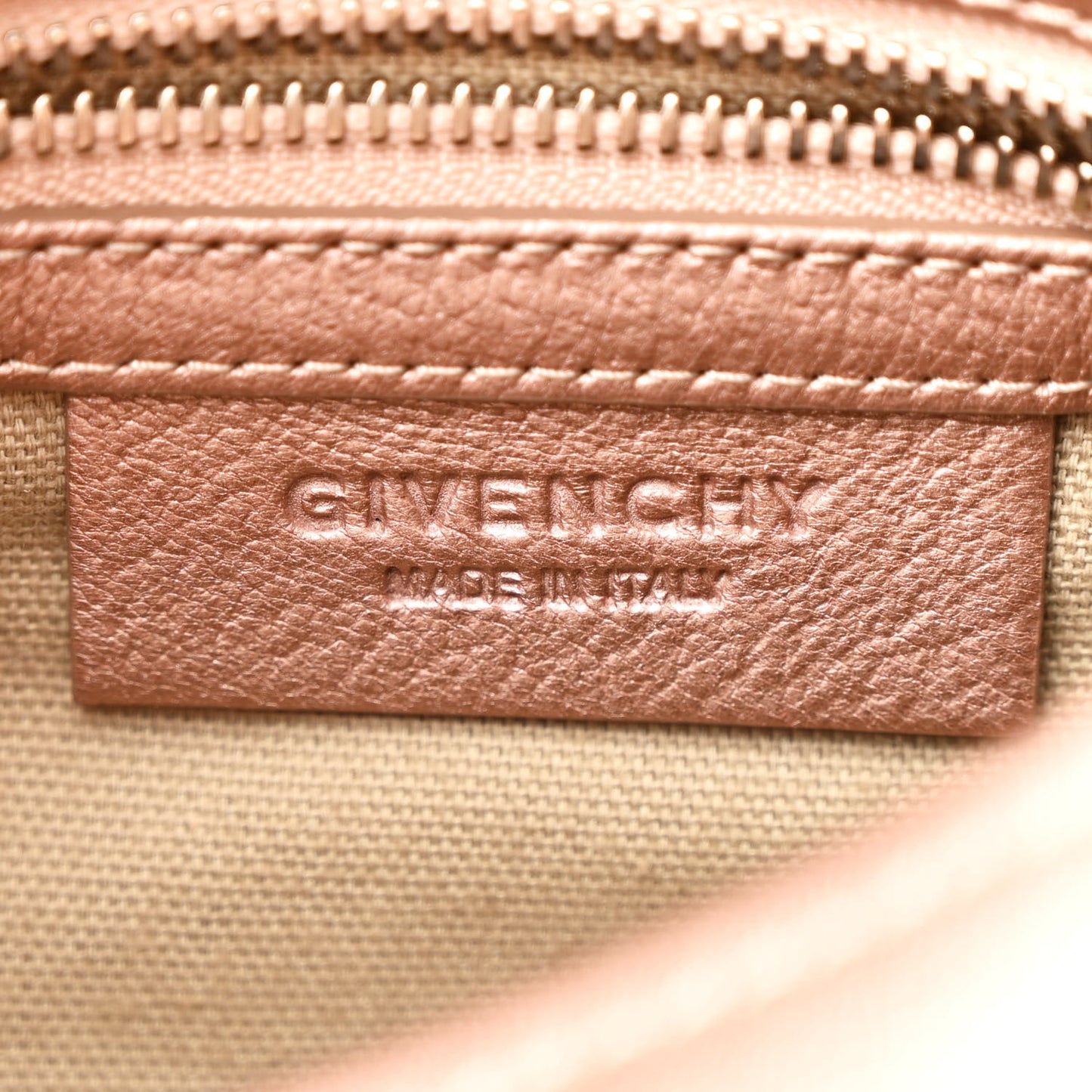 Metallic Sugar Goatskin Mini Pandora Light Pink