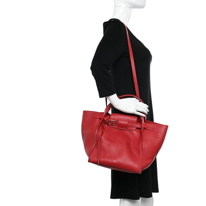 Celine Smooth Calfskin Small Big Bag Red 2 of 11