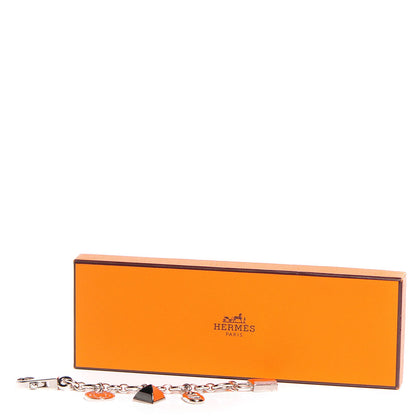 Hermes Palladium Olga Bag Charm Silver 2 of 3