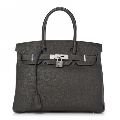 Hermes Togo Birkin 30 Vert De Gris 1 of 10