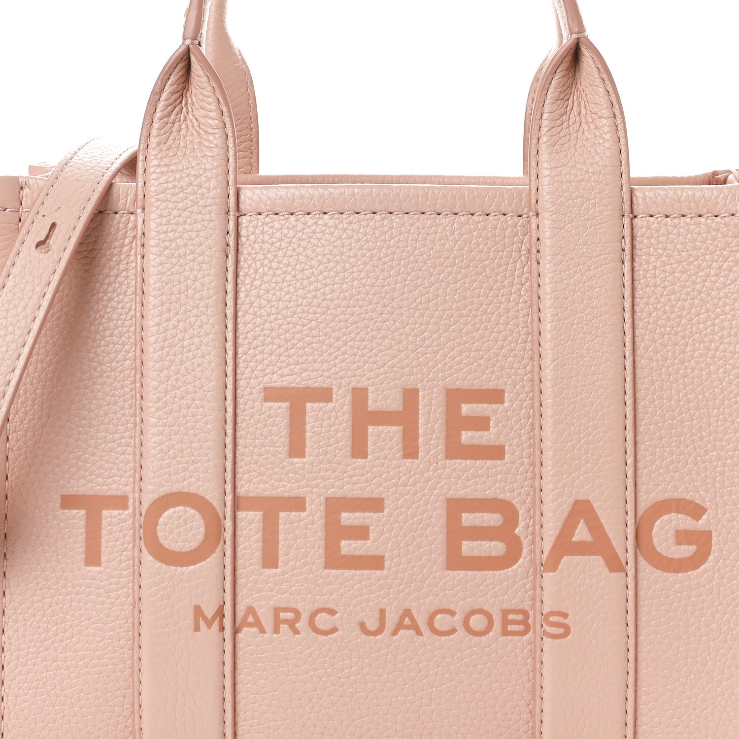 Marc Jacobs Grained Calfskin Small The Tote Bag Rose Dust 7 of 10