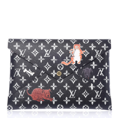 Louis Vuitton Catogram Large Kirigami Pochette Black 1 of 6