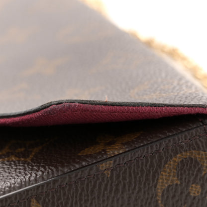 Louis Vuitton Monogram Pochette Felicie Chain Wallet Fuchsia 12 of 13