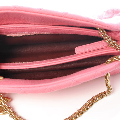 Chanel Jersey Quilted Small Just Mademoiselle Pink 6 of 12
