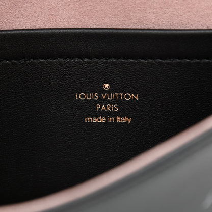 Louis Vuitton Lambskin Embossed Monogram Pochette Coussin Black 6 of 10