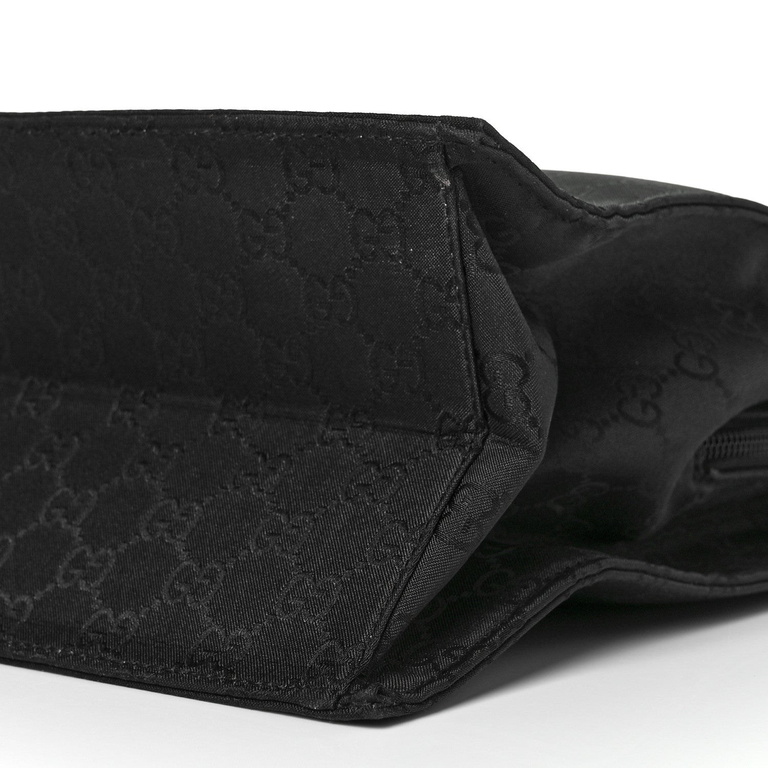 Gucci Nylon Monogram Executive Bag Black 8 of 8