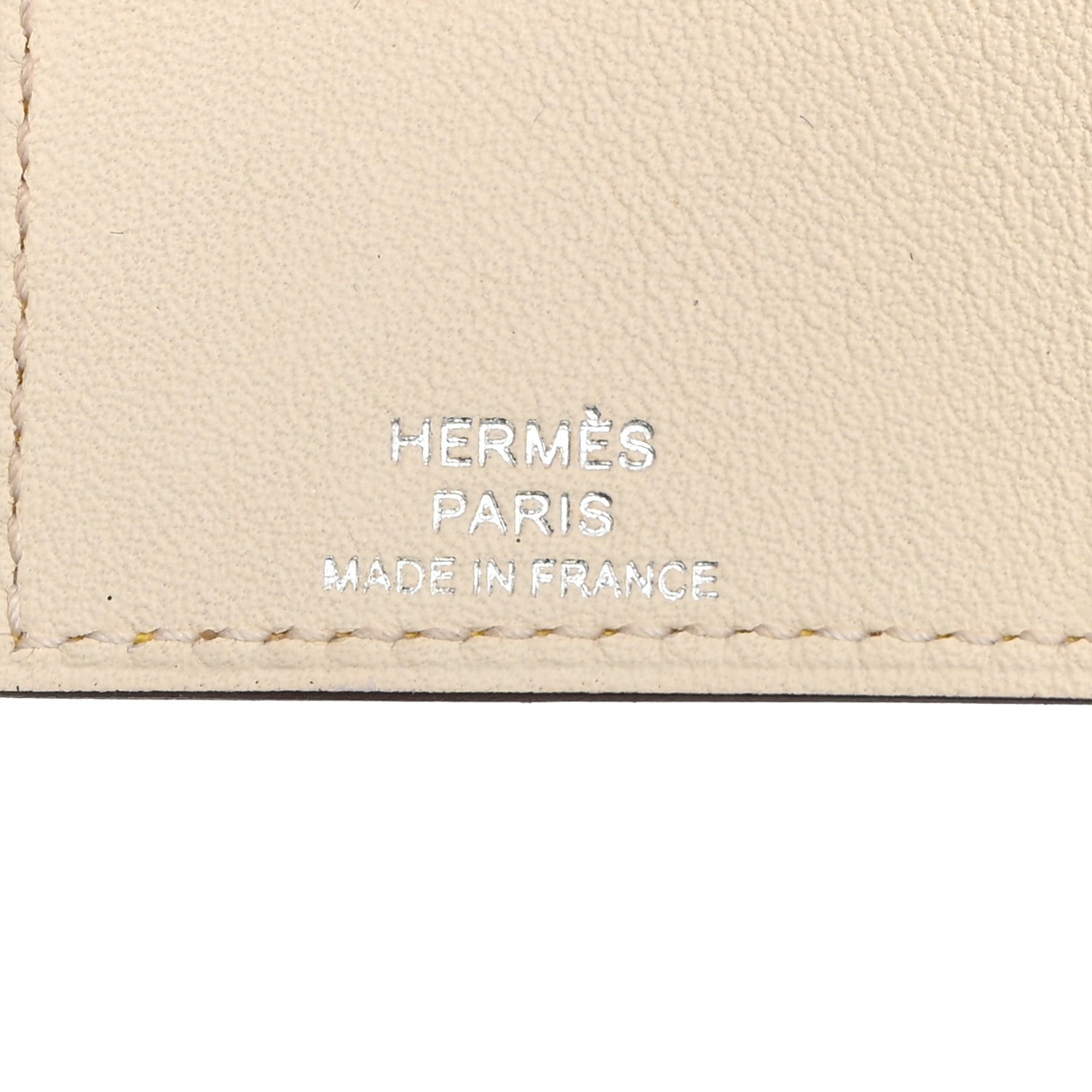 Hermes Evercolor Swift Verso Ulysse Nano Bag Charm Jaune de Naples Nata 4 of 5