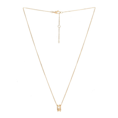 Gucci 18K Yellow Gold Diamond Ouroboros Pendant Necklace 3 of 4