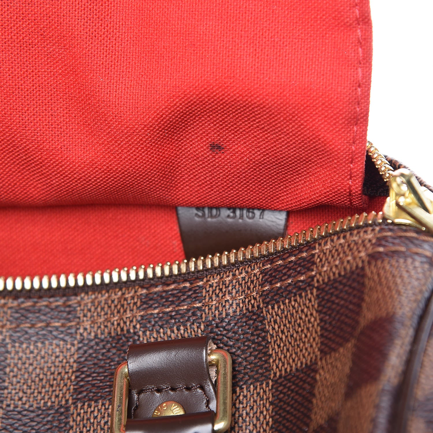 Louis Vuitton Damier Ebene Speedy Bandouliere 25 8 of 10