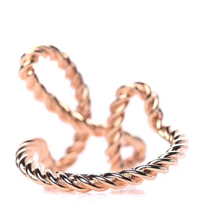 Hermes Brass Cord'H Scarf Ring Rose Gold 3 of 3