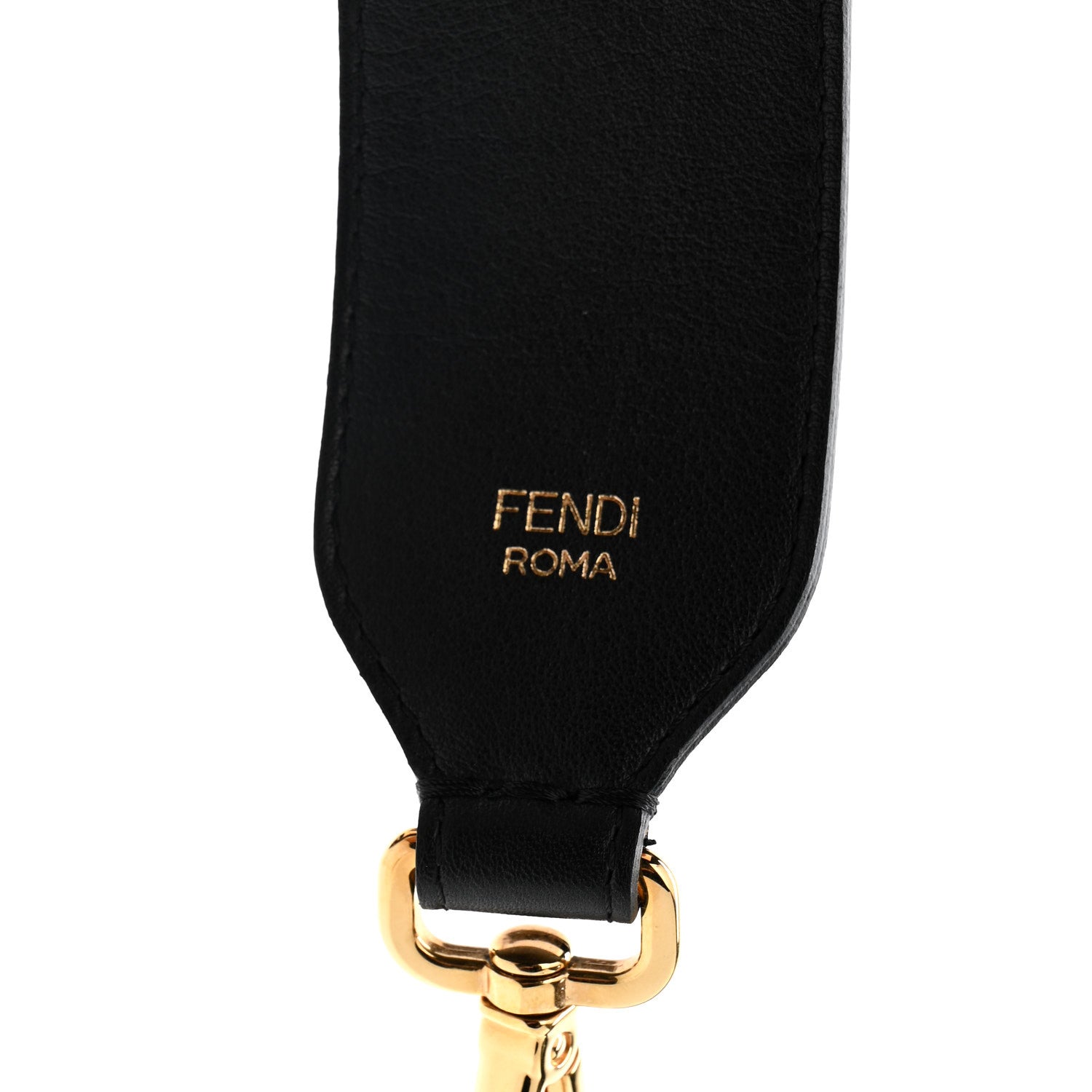 Fendi Velvet Tapestry FF Strap You Tobacco 3 of 4