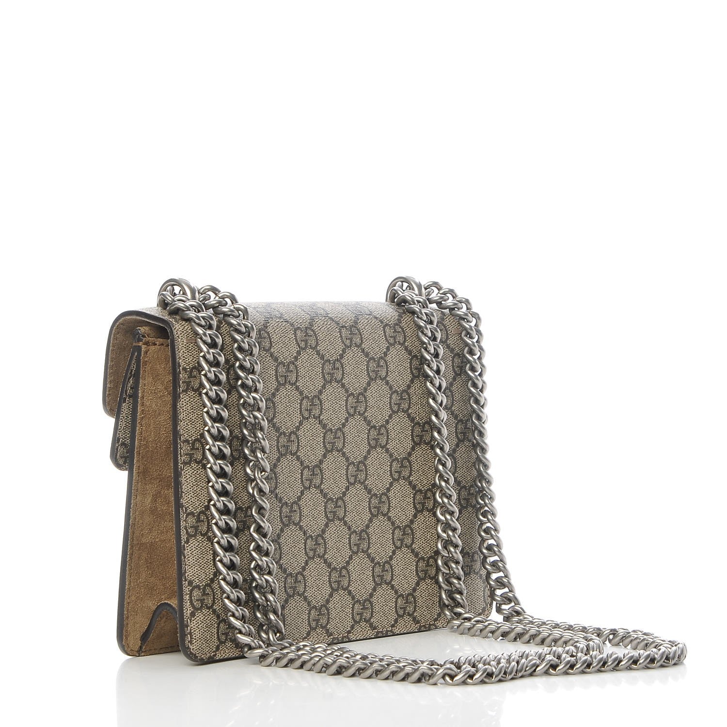 Gucci GG Supreme Monogram Mini Dionysus Shoulder Bag Taupe 3 of 7