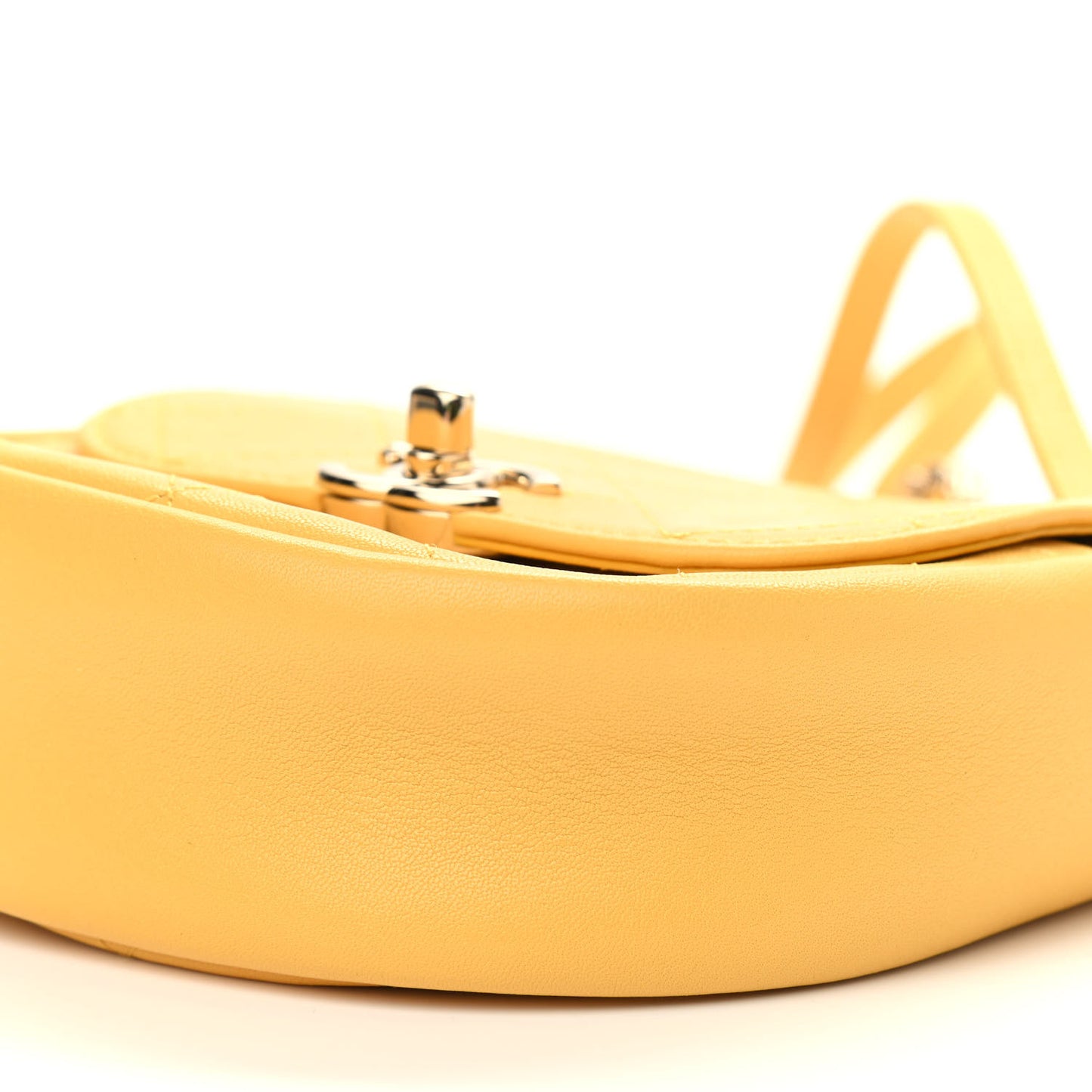 Goatskin Stitched Casual Trip Messenger Flap Yellow