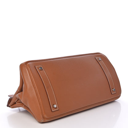 Hermes Taurillon Clemence JPG Birkin 42 Gold 4 of 14