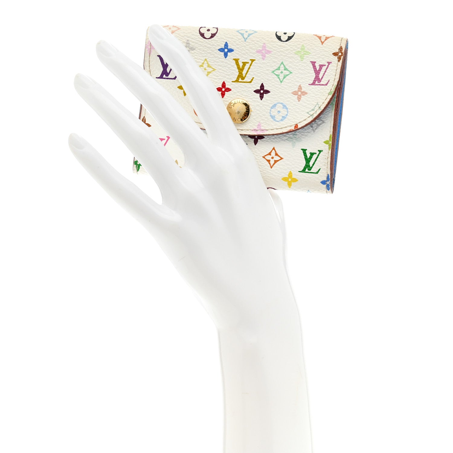 Louis Vuitton Monogram Multicolor Business Card Holder White Raisin 2 of 10