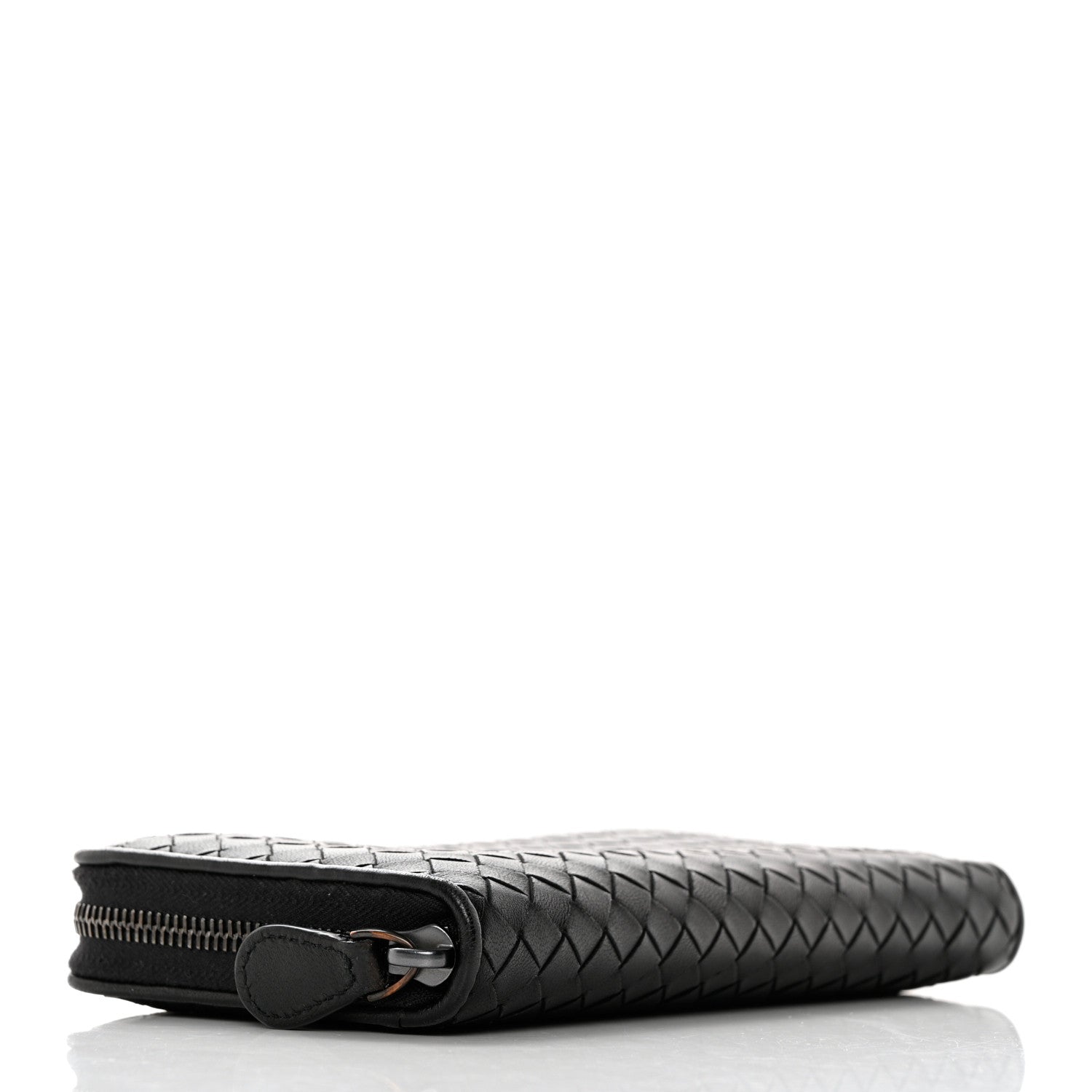 Bottega Veneta Nappa Intrecciato Zip Around Wallet Black 4 of 8