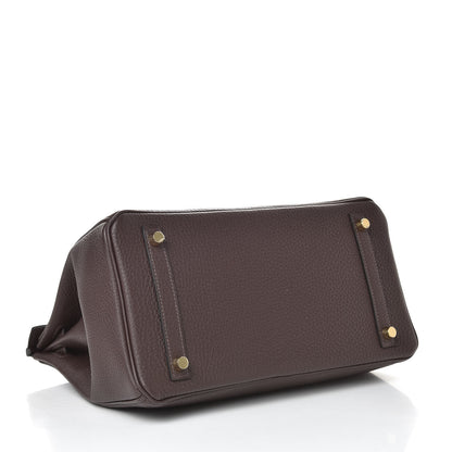 Hermes Togo Birkin 30 Chocolate 4 of 44