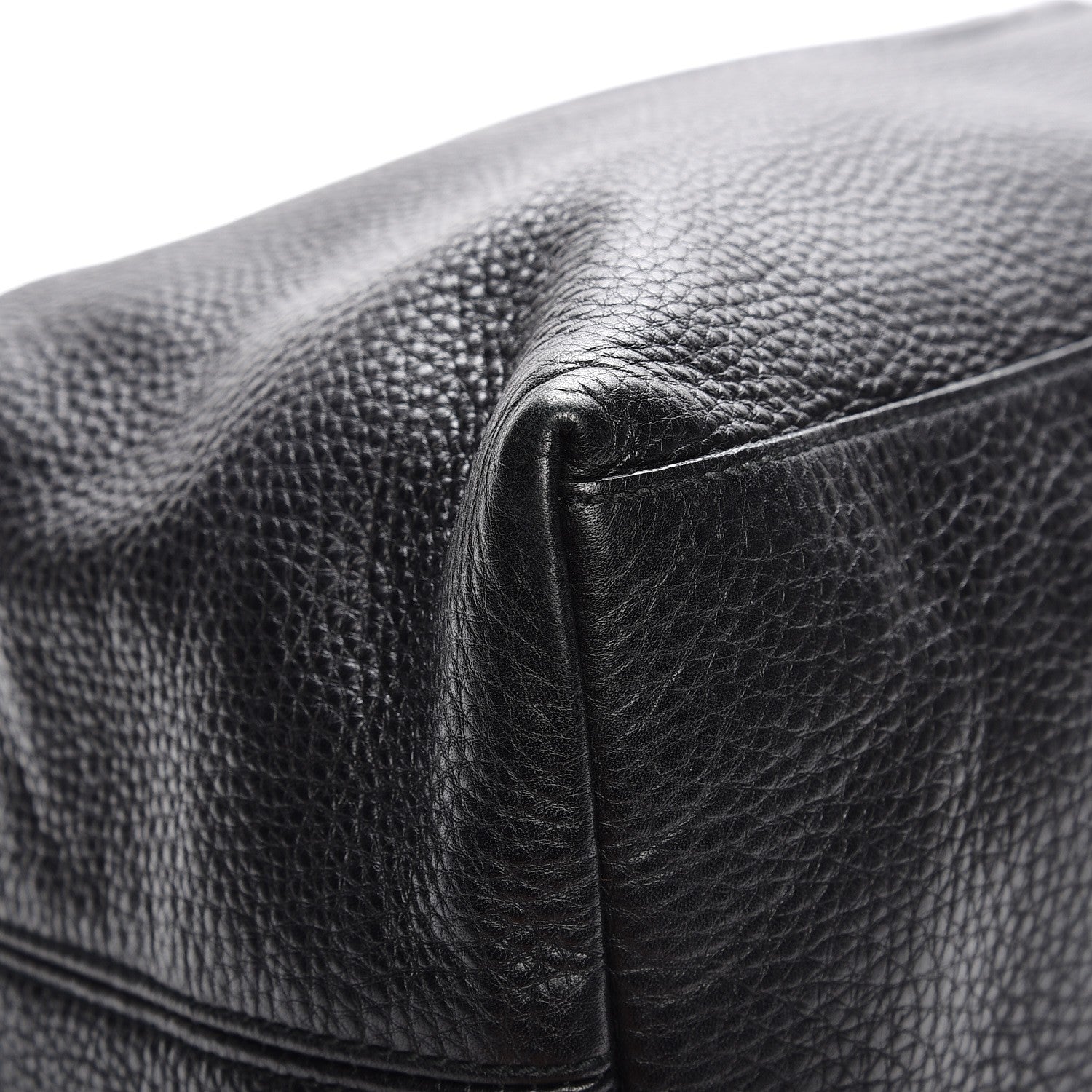Gucci Pebbled Calfskin Large Soho Chain Shoulder Bag Black 12 of 12