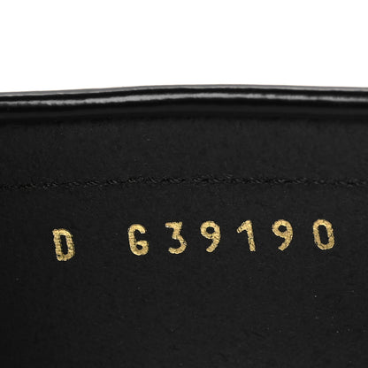 Chanel Shiny Calfskin Logo Loafers 38 Black 6 of 10