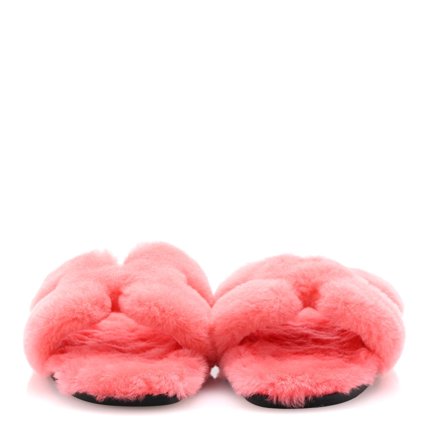 Hermes Woolskin Oran Sandals 40 Rose Du Desert 3 of 8