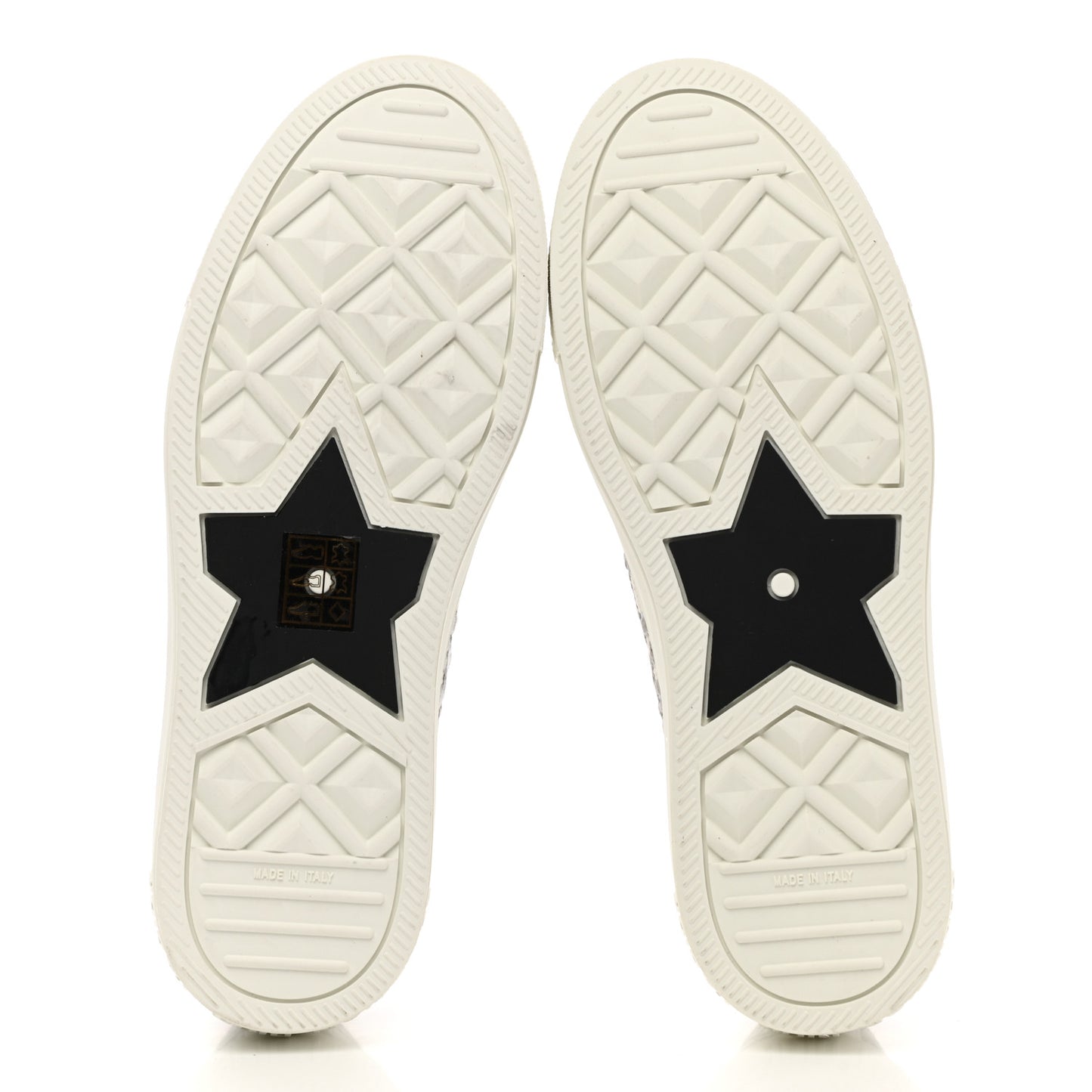 Canvas Oblique Walk'N'Dior Low Top Sneakers 38 Grey Stone