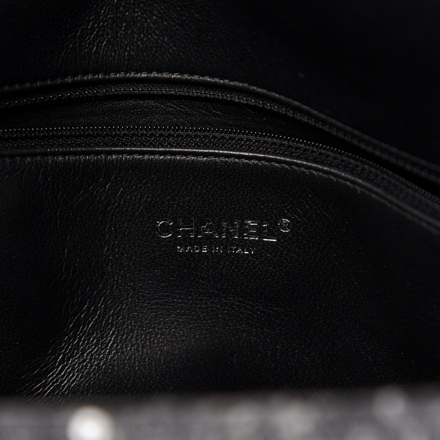 Sequin Jumbo Single Flap Silver