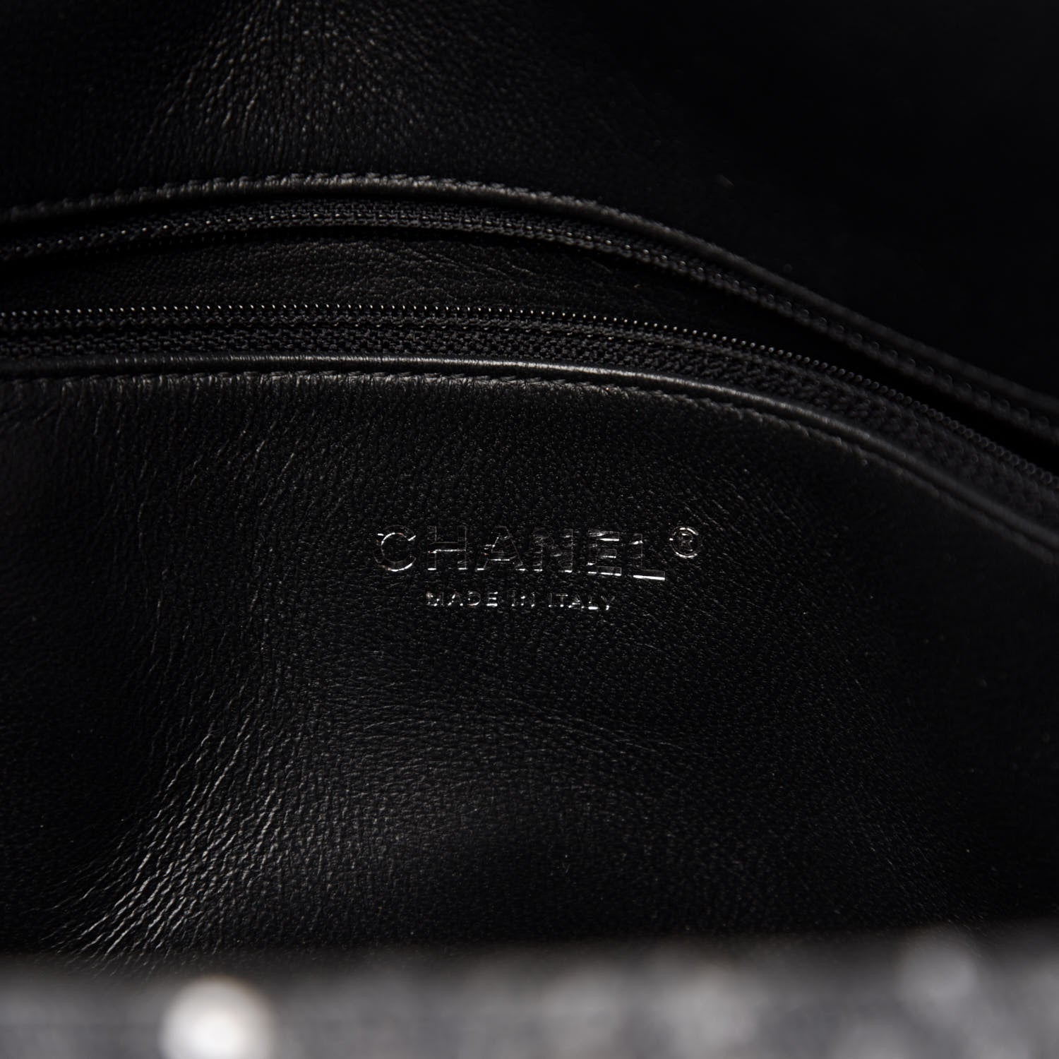 Chanel Sequin Jumbo Single Flap Silver 8 of 11