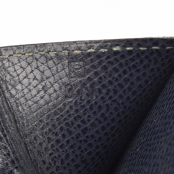 Epsom Bearn Gusset Wallet Bleu Saphir
