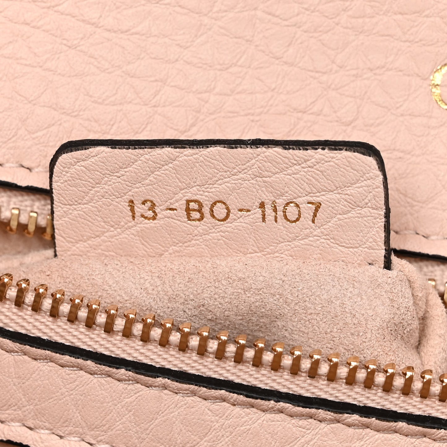 Grained Calfskin Small Diorama Flap Bag Pink