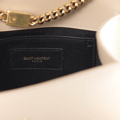 Saint Laurent Grain De Poudre Small Monogram Kate Satchel Nude Powder 6 of 12