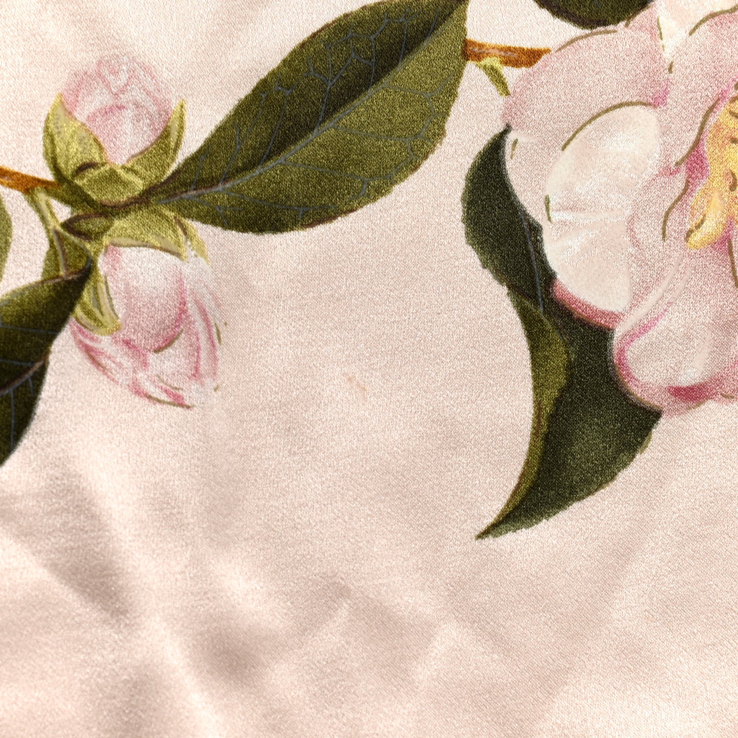 Silk CC Logo Camellia Scarf