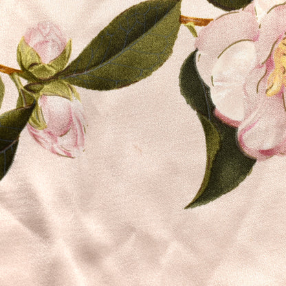 Chanel Silk CC Logo Camellia Scarf 8 of 8
