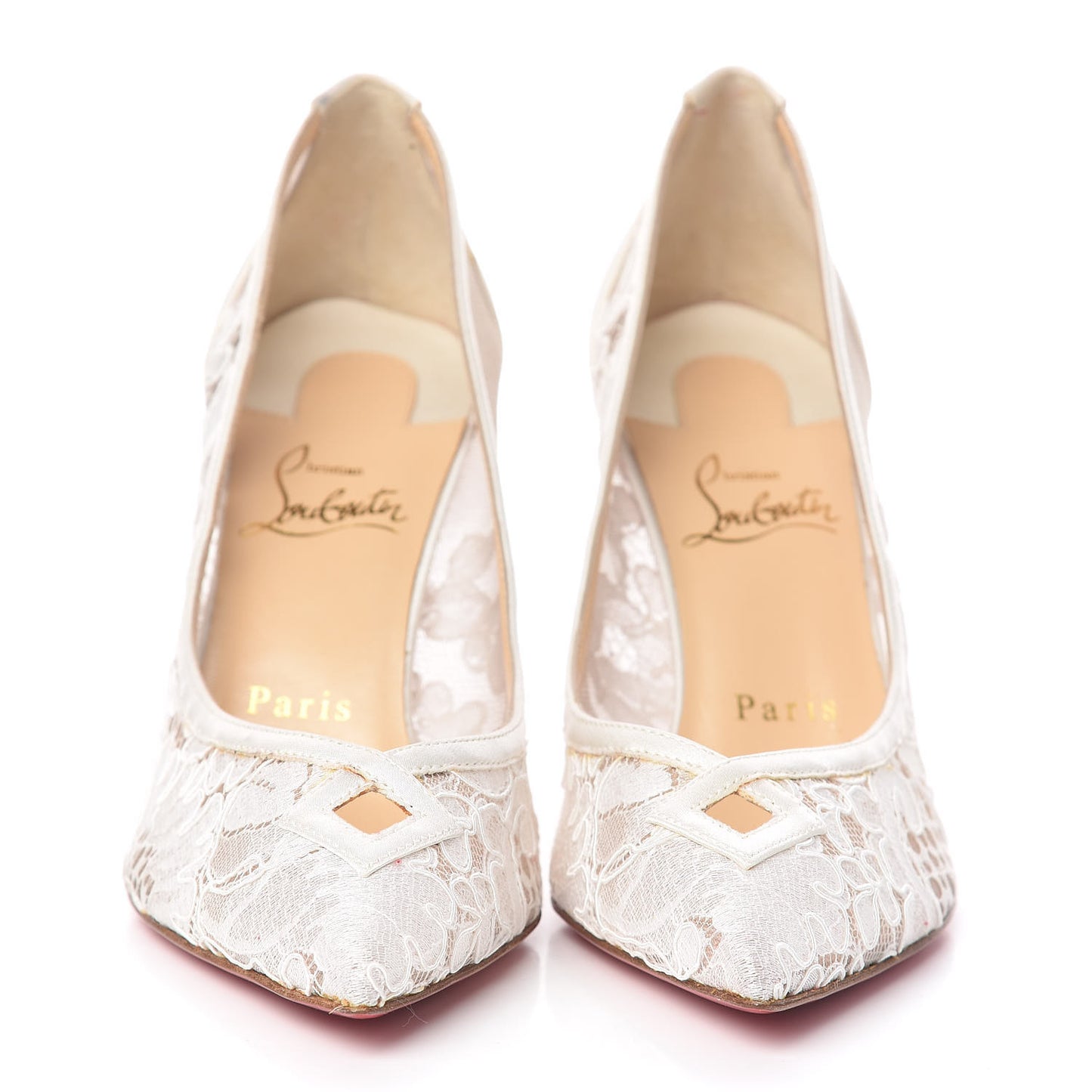 Lace Satin Neoalto 85 Pumps 37 Latte