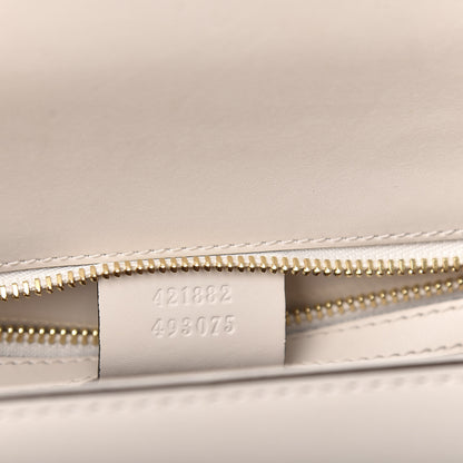 Gucci Calfskin Small Sylvie Shoulder Bag Off White 7 of 11