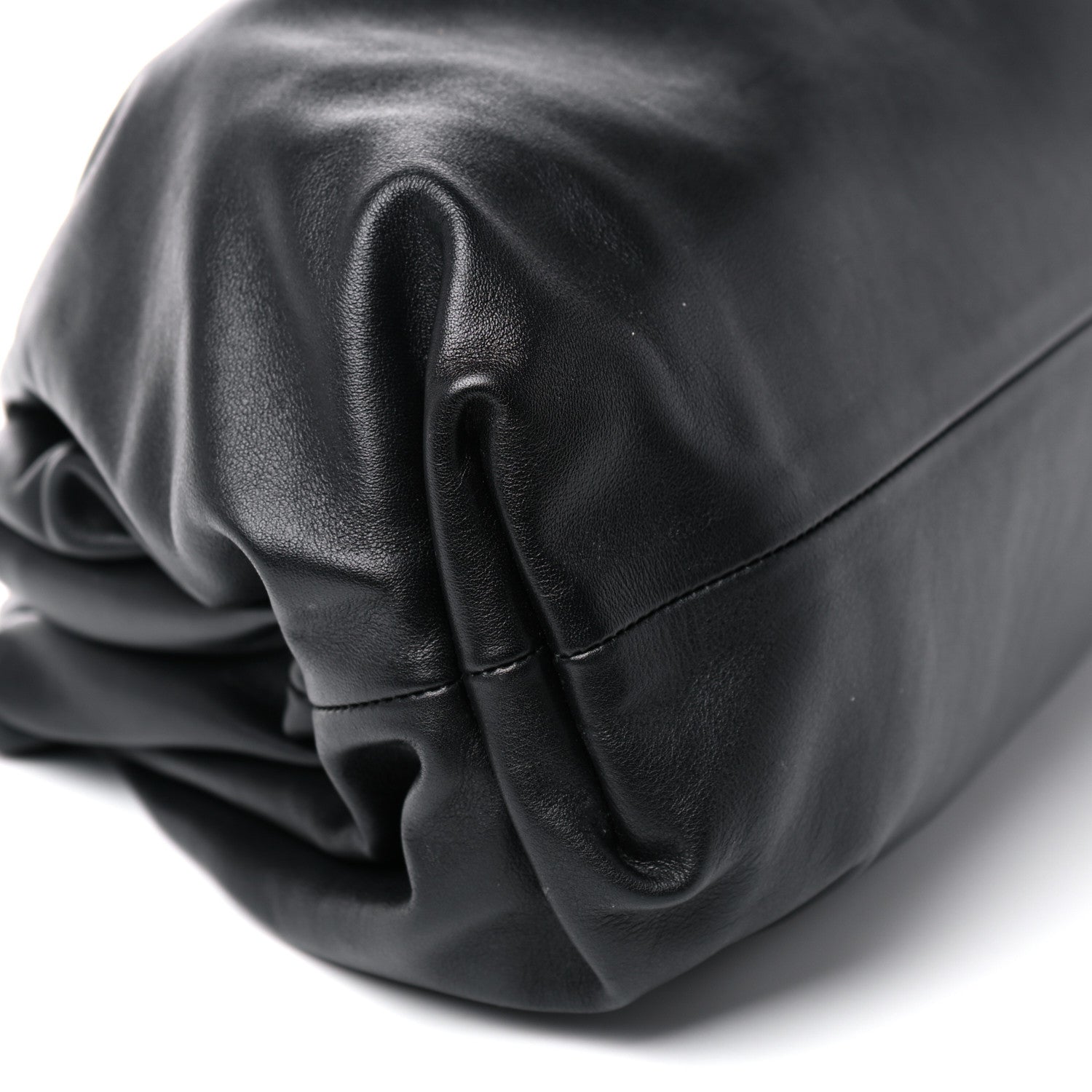 Bottega Veneta Smooth Butter Calf The Pouch Oversized Clutch Black 8 of 8