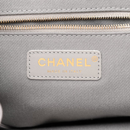 Chanel Caviar Quilted Business Affinity Backpack Grey 6 of 11