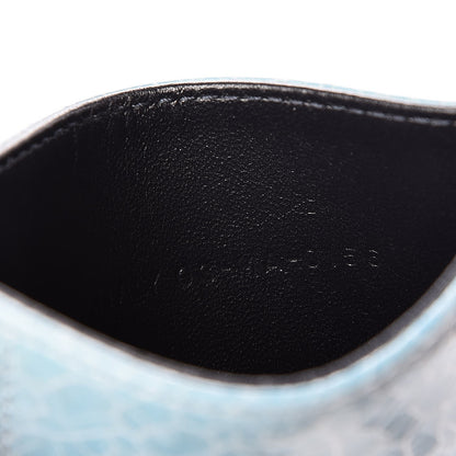 Christian Dior Ceramic Effect Cannage Diorama Card Holder Light Blue 7 of 8